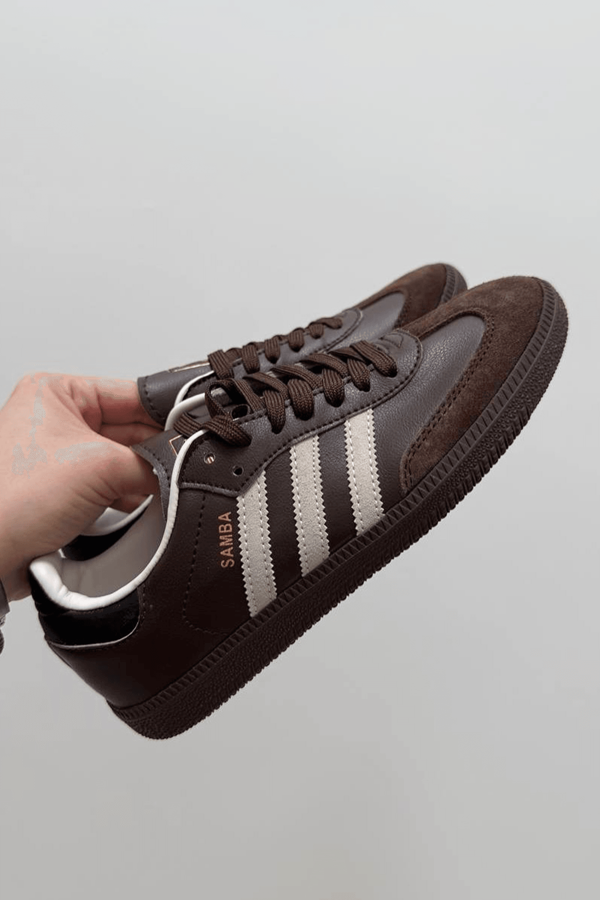 Samba Cream Brown Sneakers