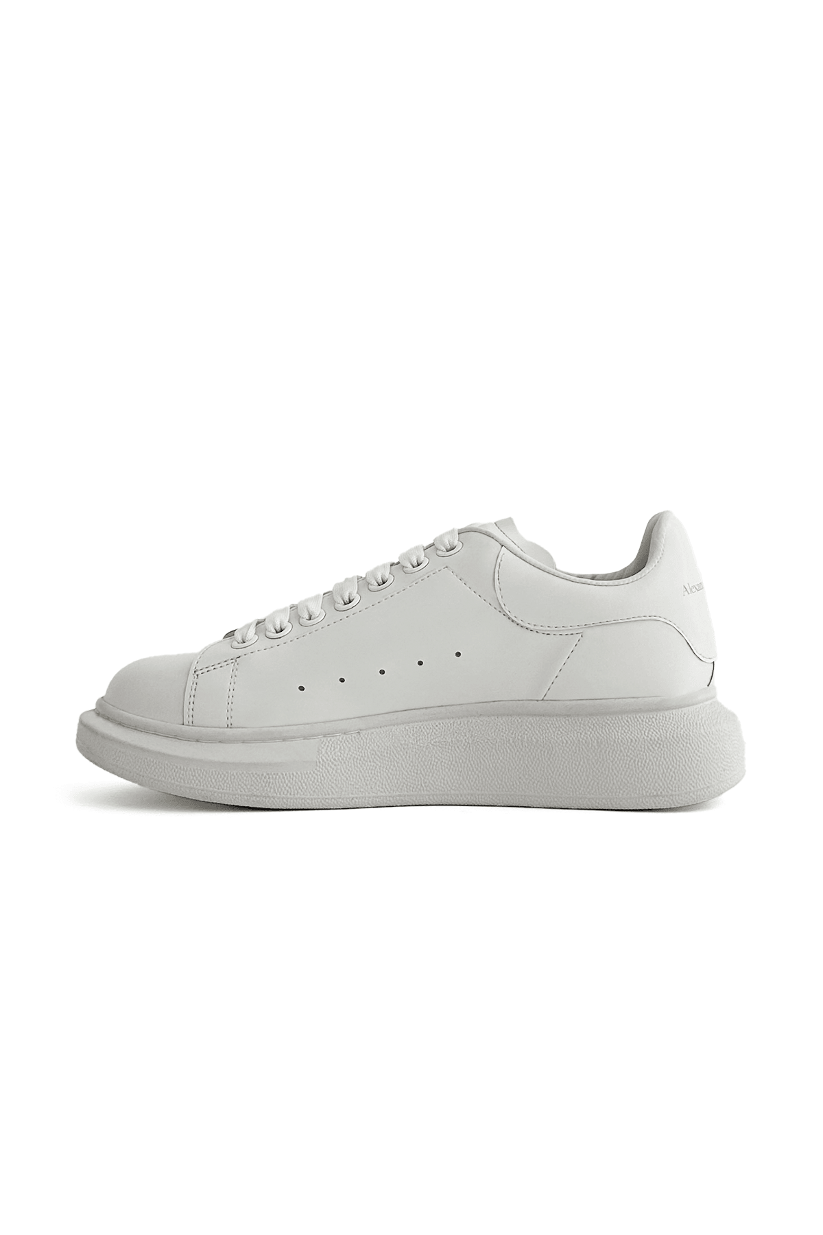 Street Style Logo Platform Beyaz Sneakers