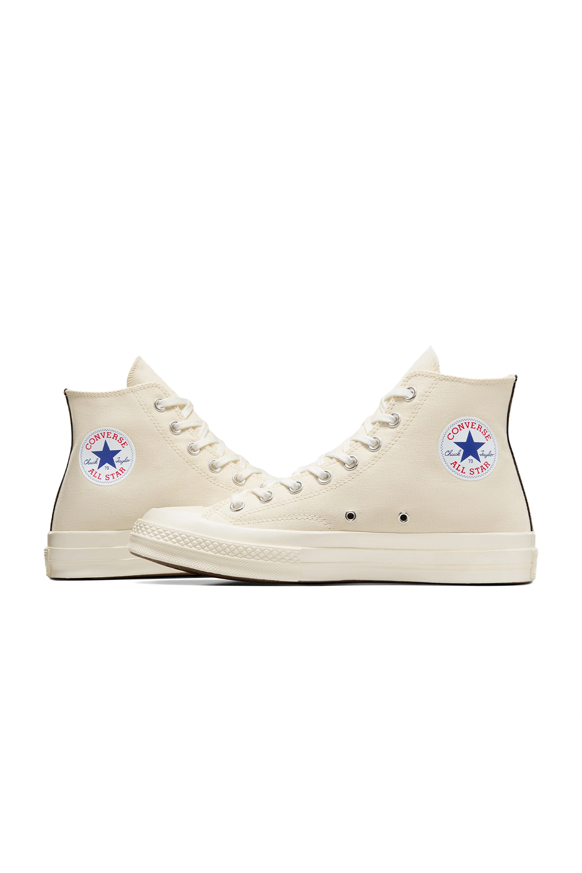 X Comme Des Garçons Play Chuck Uzun Bej Sneakers