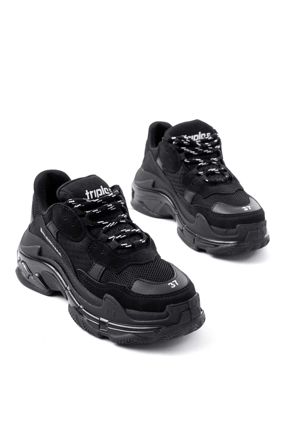 Triple S Siyah Sneakers