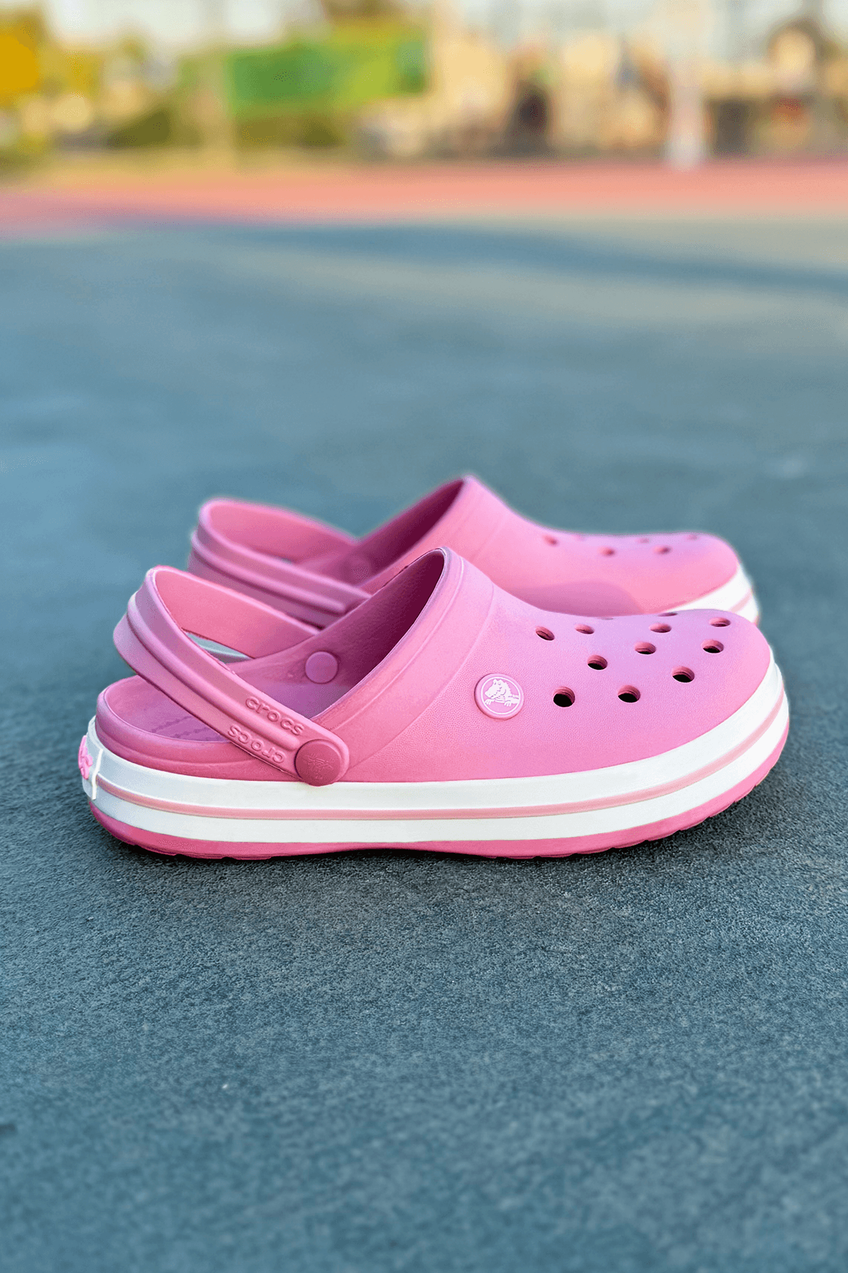 Crocband Pembe Terlik