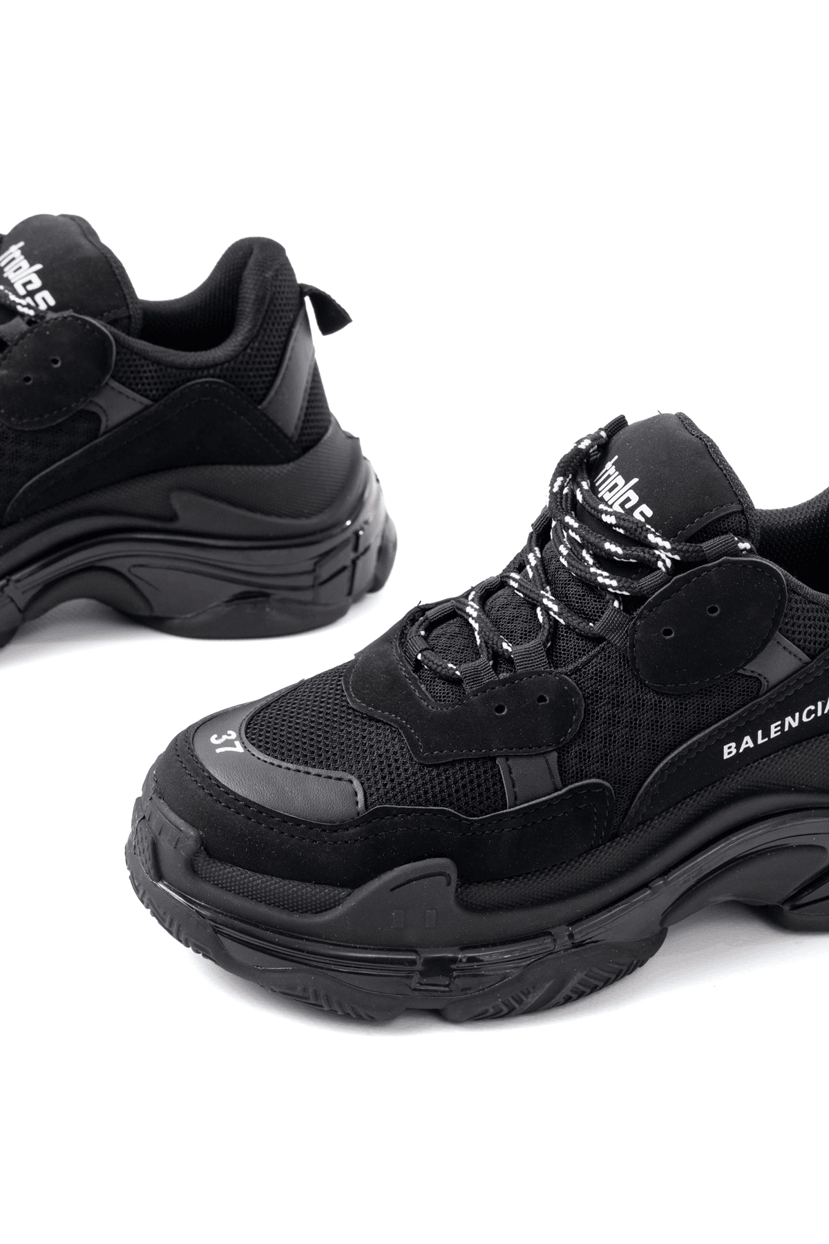 Triple S Siyah Sneakers