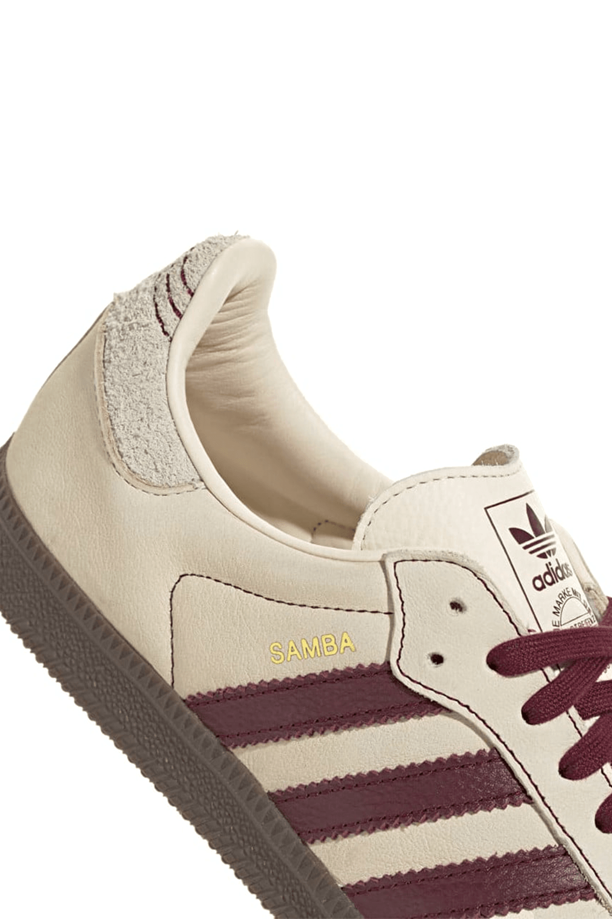 Samba Cream Burgundy Sneakers