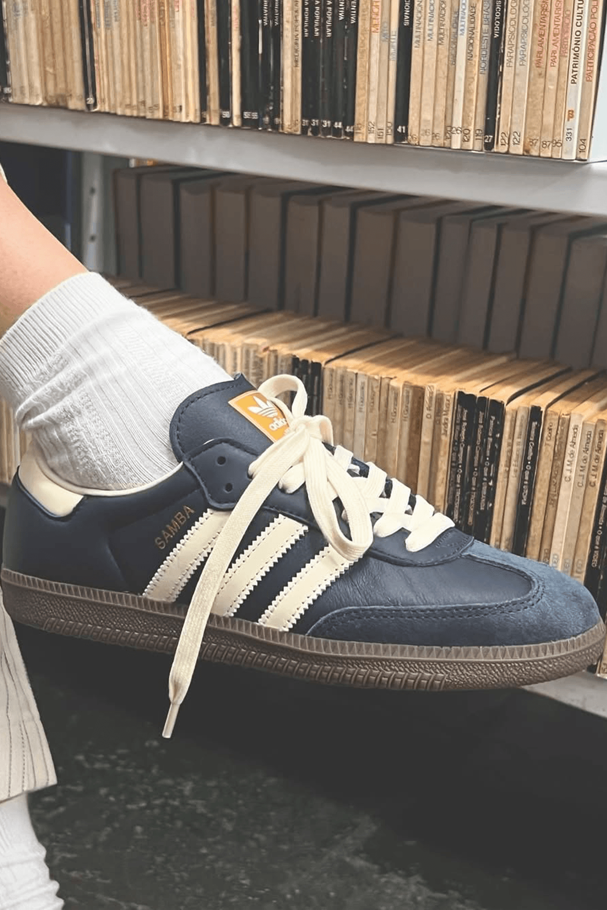 Samba Beyaz Lacivert Sneakers