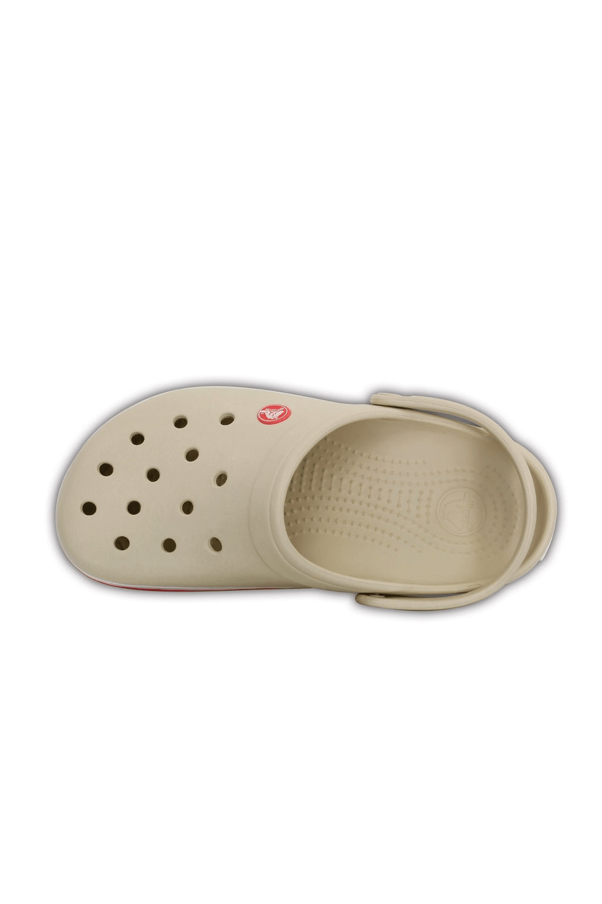 Crocband Bej Kırmızı Terlik