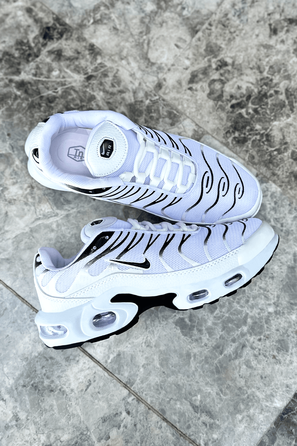 Tn Airmax Plus Balonlu Beyaz Sneakers