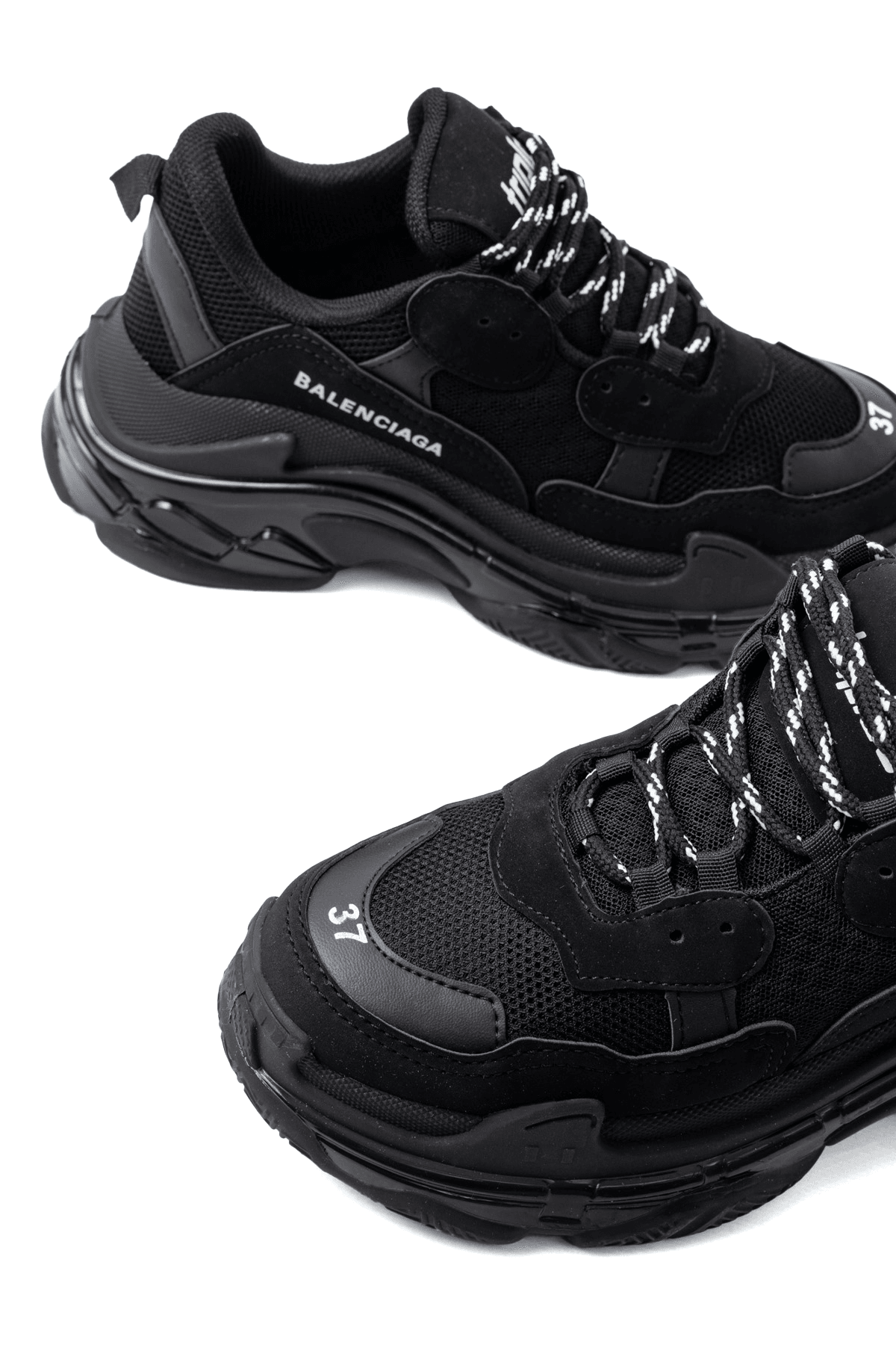 Triple S Siyah Sneakers