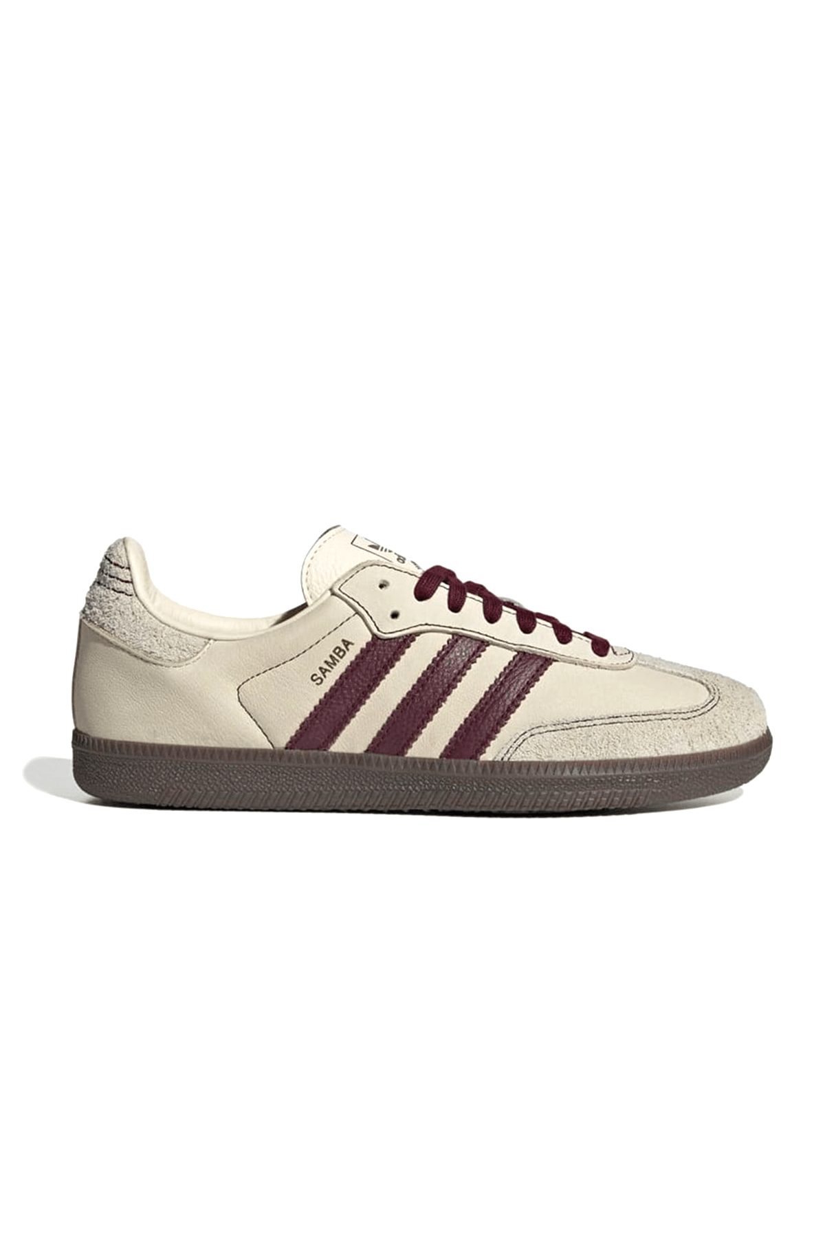 Samba Cream Burgundy Sneakers