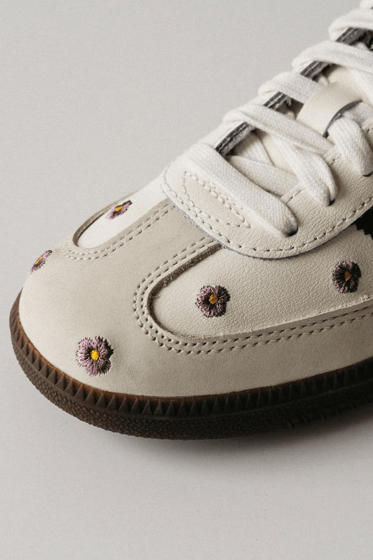 Samba Purple Floral Sneakers