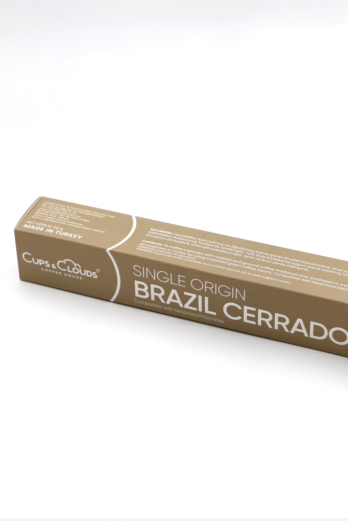 Kapsül Kahve | Single Origin Brazil Cerrado | Nespresso Makineleriyle Uyumludur