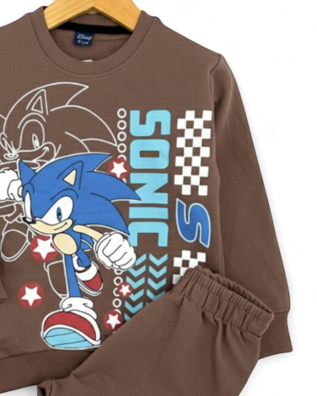 Sonic Baskılı Erkek Çocuk Mevsimlik İnce Eşofman Takımı l İnterlok Kumaş %100 Pamuklu l 2-10 Yaş l R2251