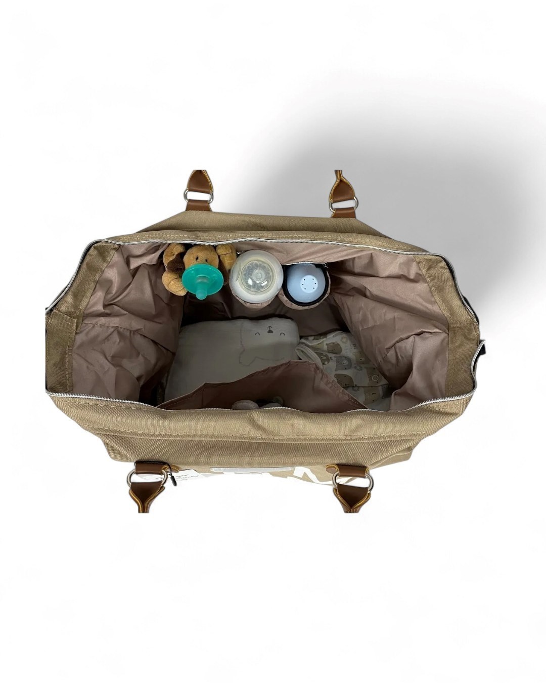 MOMMY BAG BASKILI ANNE BEBEK ÇANTASI TEK OMUZ R1984