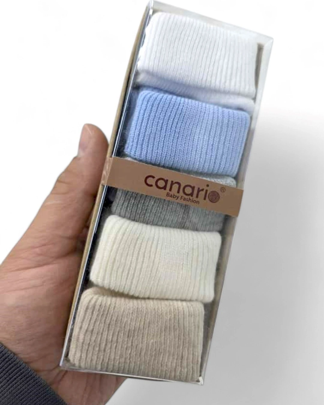 Yeni Doğan Kutulu 5'li Organik Çorap / 5'li Paket CP19 - ERKEK