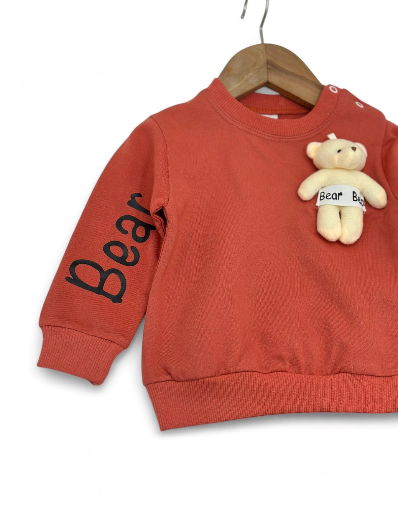 BEBEK 3-6-9-12 AY AYICIK AKSESUARLI MEVSİMLİK ALT ÜST TAKIM R1332
