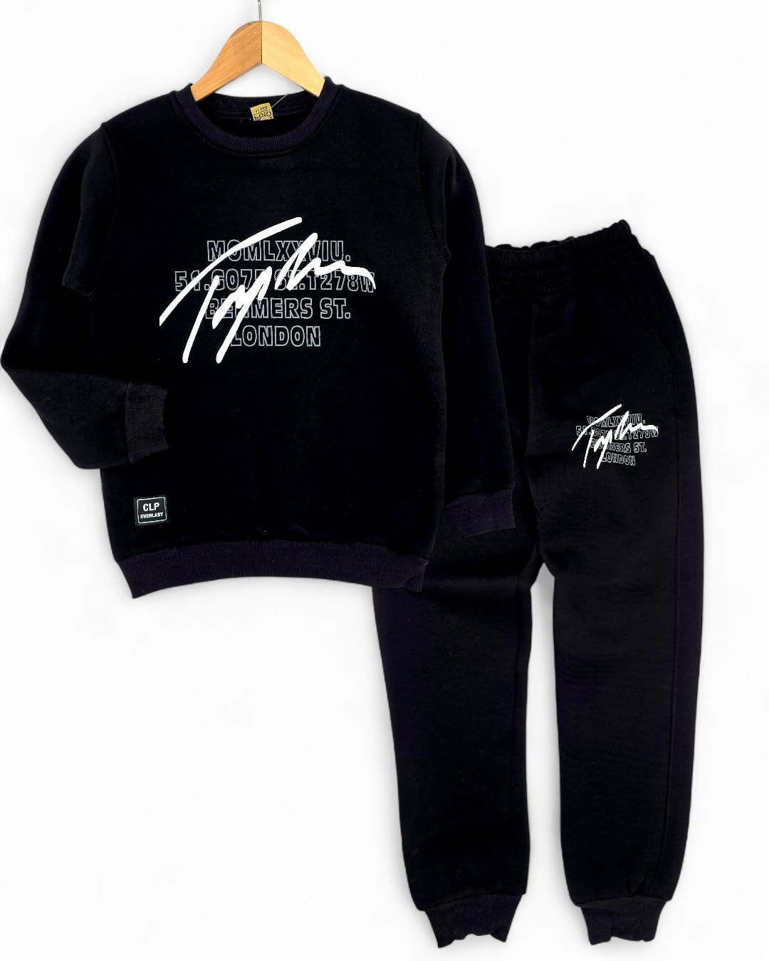 Erkek Çocuk Kışlık 3 İp Şardonlu 10-11-12-13-14 Yaş Eşofman Takımı / Sweatshirt ve Eşofman Altı OT104