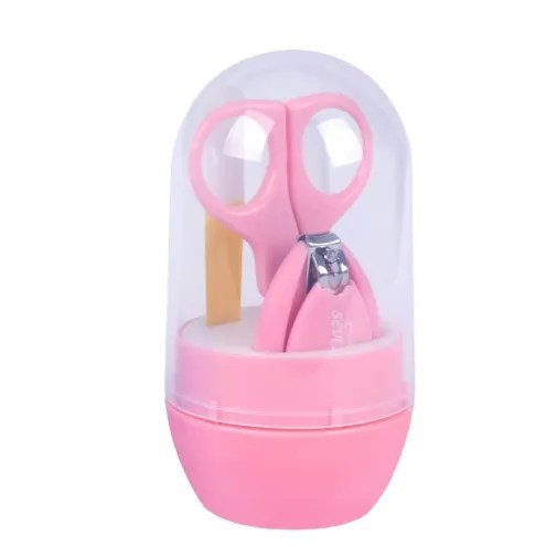 SEVİ BEBE 4'LÜ TIRNAK BAKIM SETİ /  - PEMBE