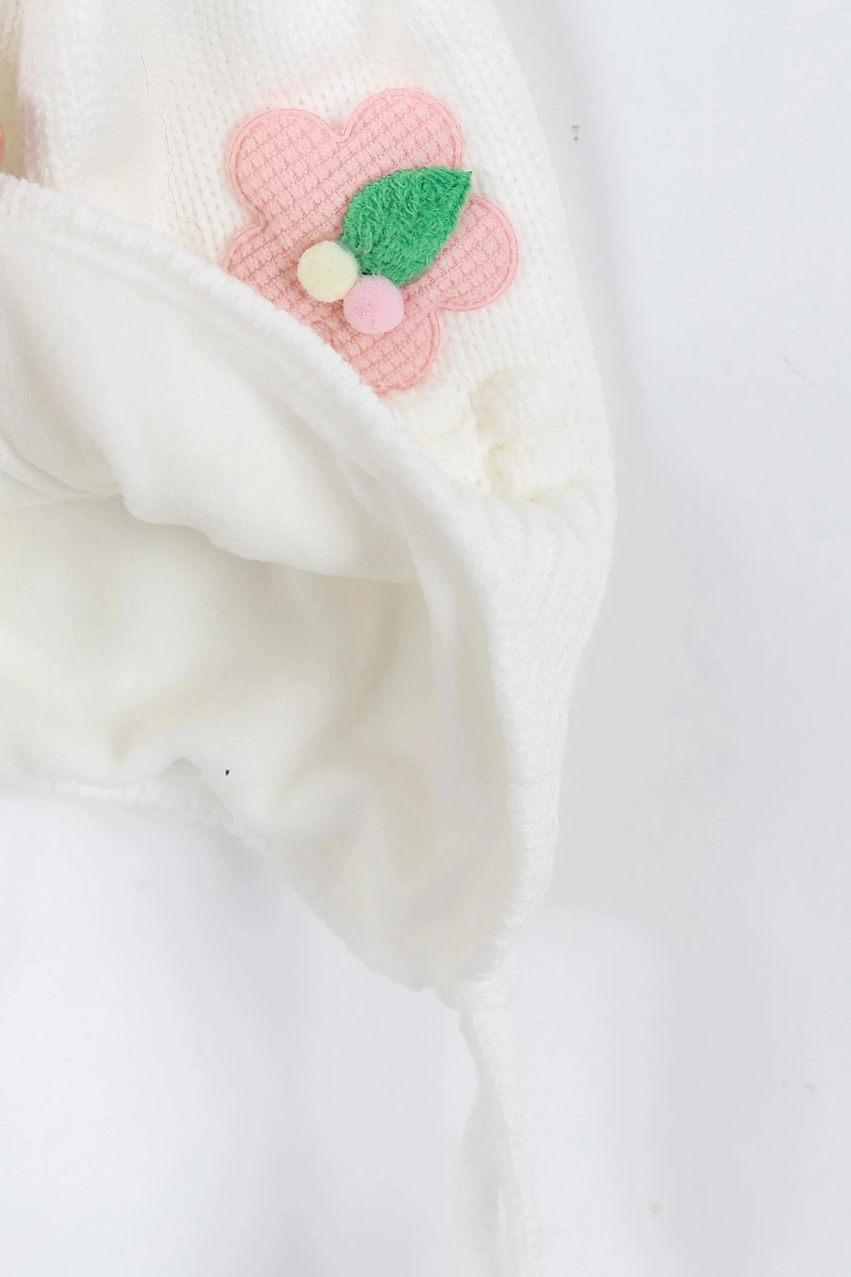 Kız Çocuk 1-4 Yaş İçi Polarlı Triko Bebek Beresi  BR28