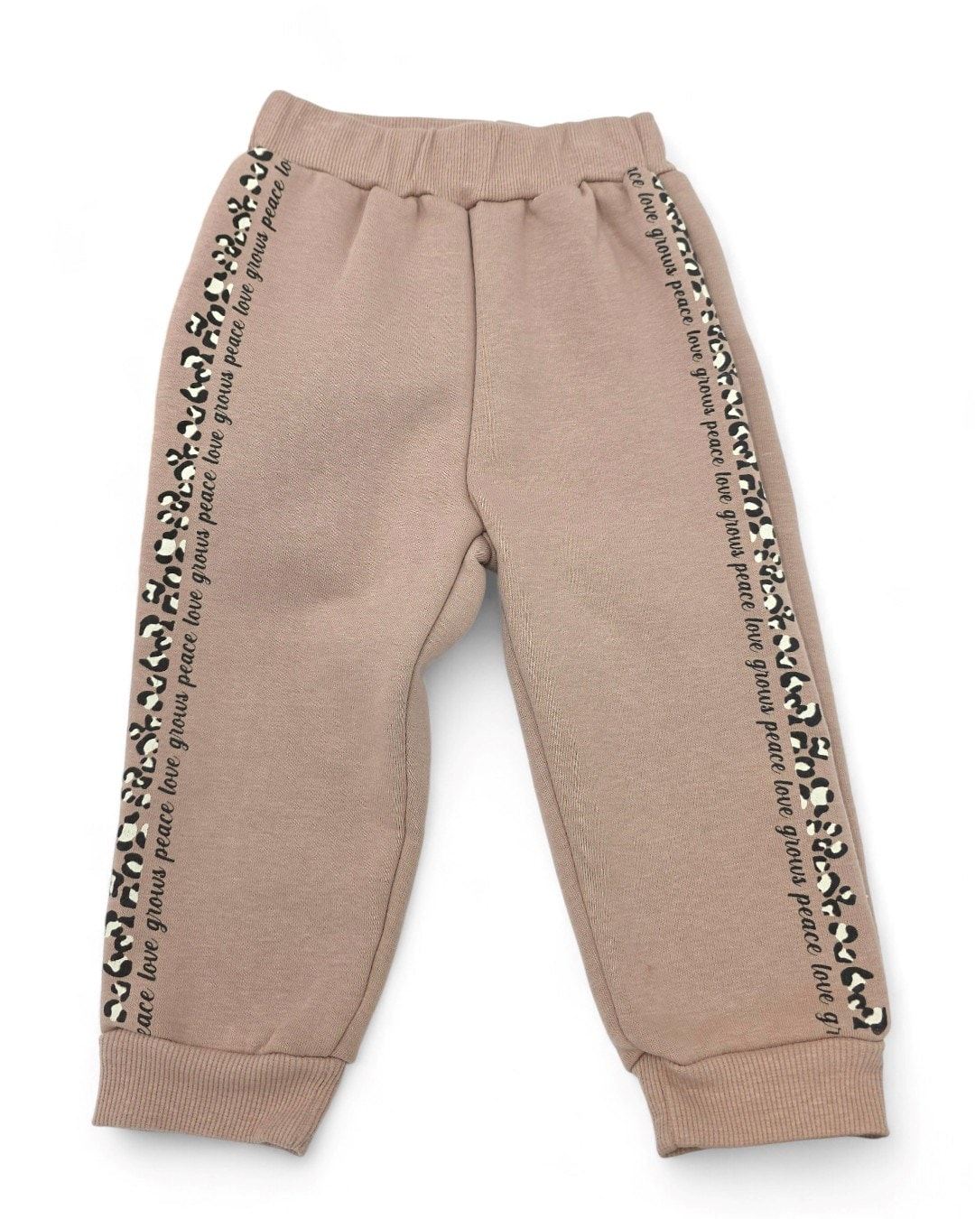 Kız Bebek Kışlık 3 İp Şardonlu Leopar Desenli 6-9-12-18-24 Ay Şık Bebek Takımı R2237