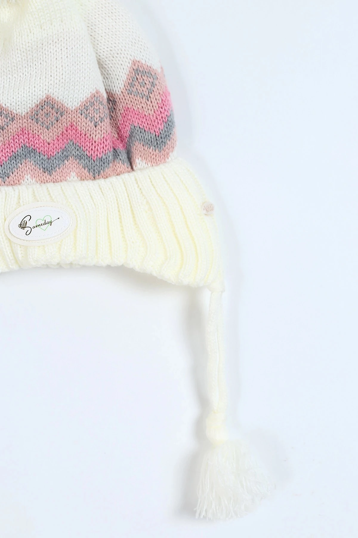 Kız Çocuk 4-8 Yaş İçi Polarlı Triko Çocuk Beresi BR31