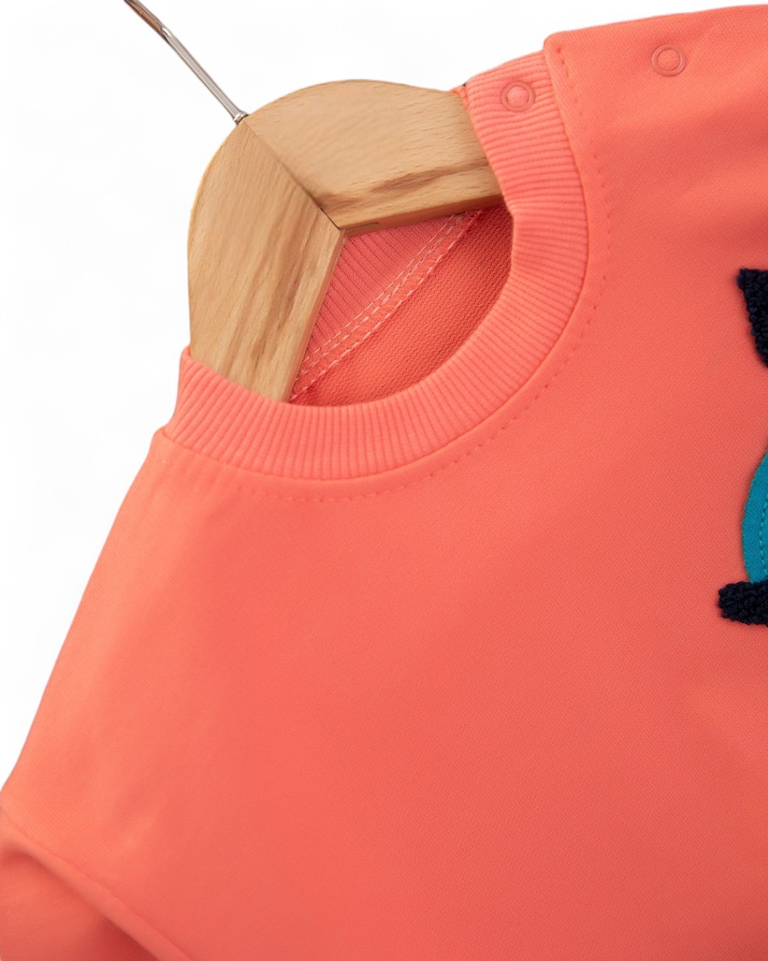 Erkek Bebek Mevsimlik Martı Nakışlı Sweatshirt, Çizgili Pantalonlu 2'lİ Alt Üst Takım R2096