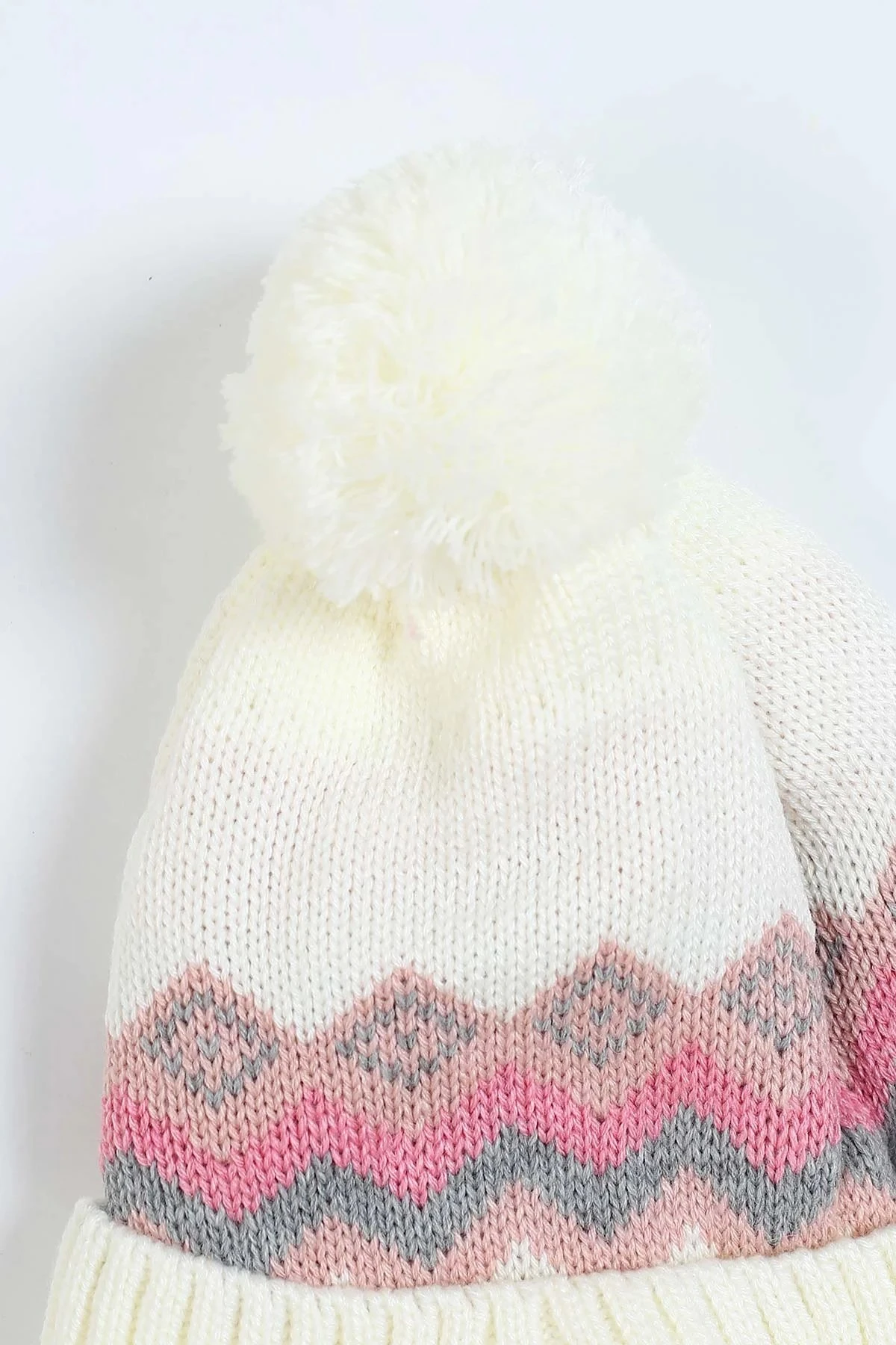 Kız Çocuk 4-8 Yaş İçi Polarlı Triko Çocuk Beresi BR31