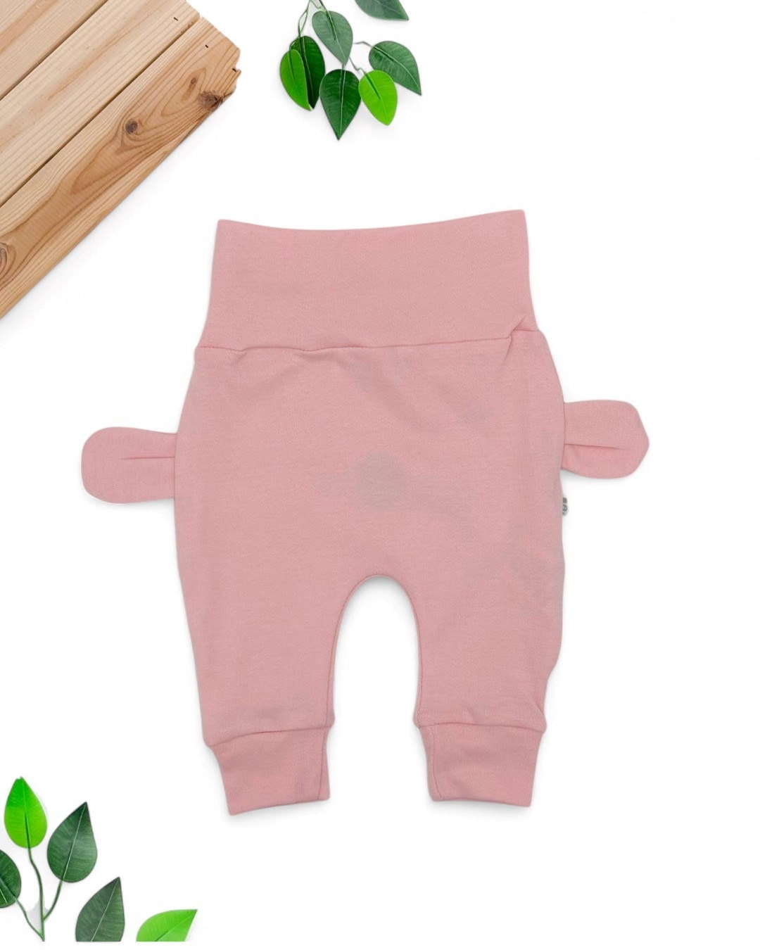 KIZ BEBEK YENİ DOĞAN POPOSU BASKILI MEVSİMLİK İNTERLOK 0-3-6-9-12 AY TEK ALT PİJAMA  TA25
