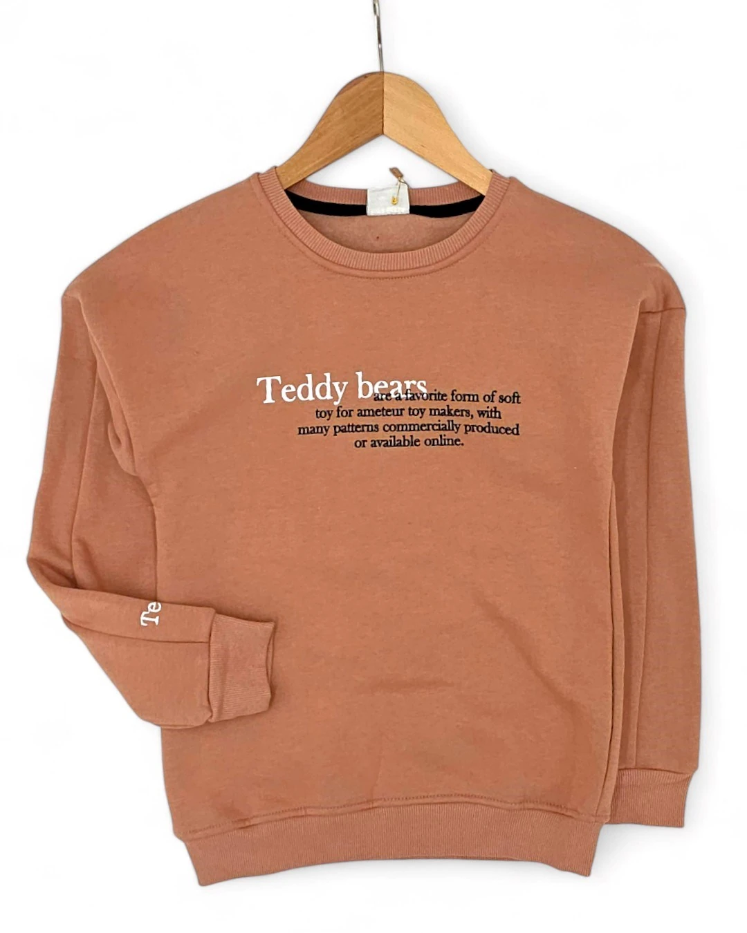 Kız Çocuk Baskılı Kışlık 3 İp Şardonlu 10-11-12-13-14 Yaş Alt Üst Eşofman Takımı R2295