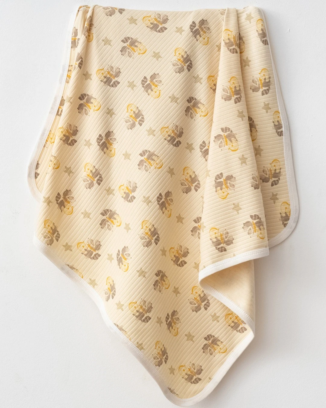 Baskılı Bebek Battaniyesi Çeşitleri, Pamuklu 80x90 Cm Tek Kat Bebek Battaniye R2360 - MODEL 7