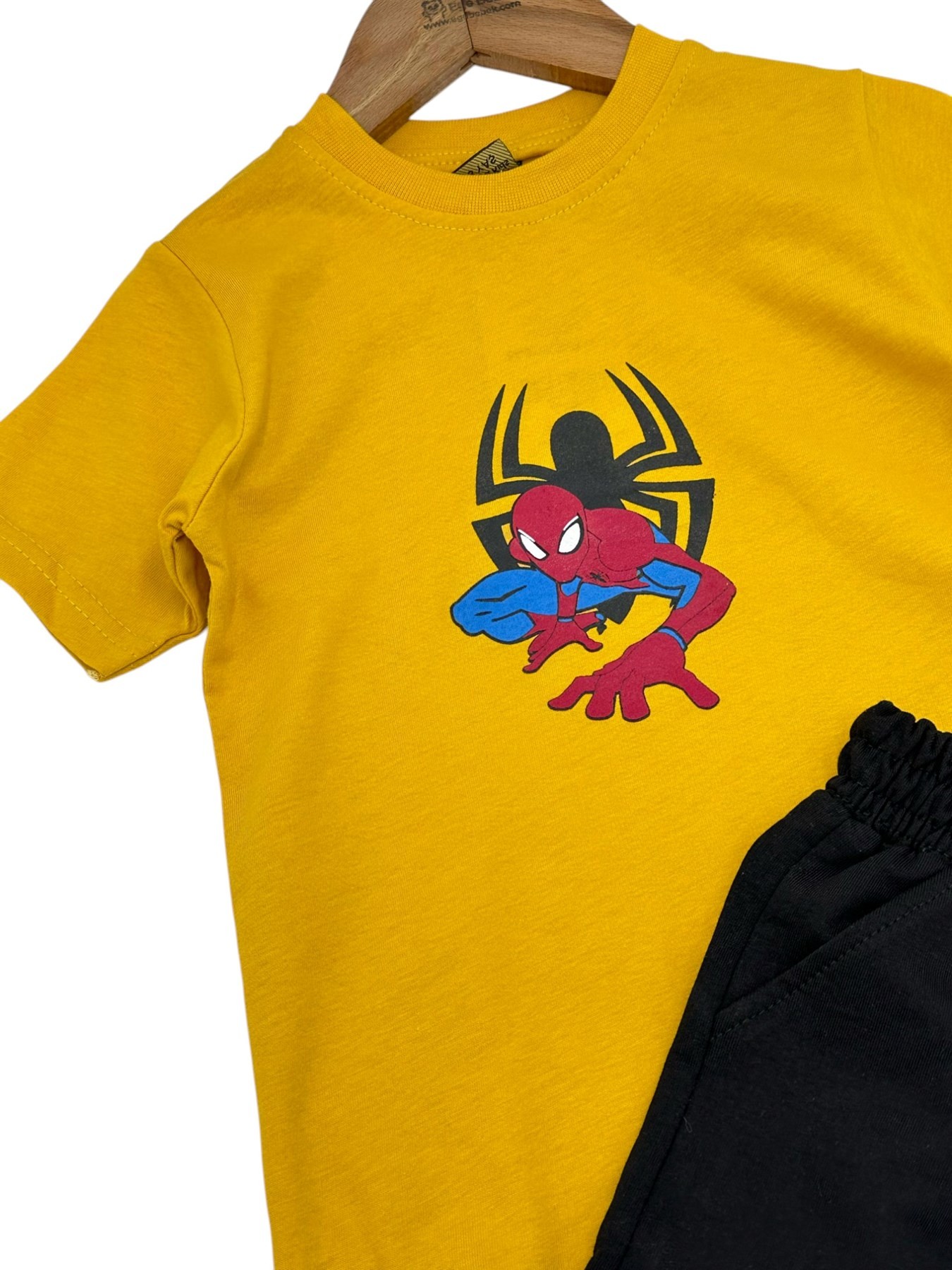 ERKEK ÇOCUK YAZLIK SPIDER-MAN BASKILI T-SHIRT VE ŞORTLU 2-3-4-5-6 YAŞ TAKIM R1771