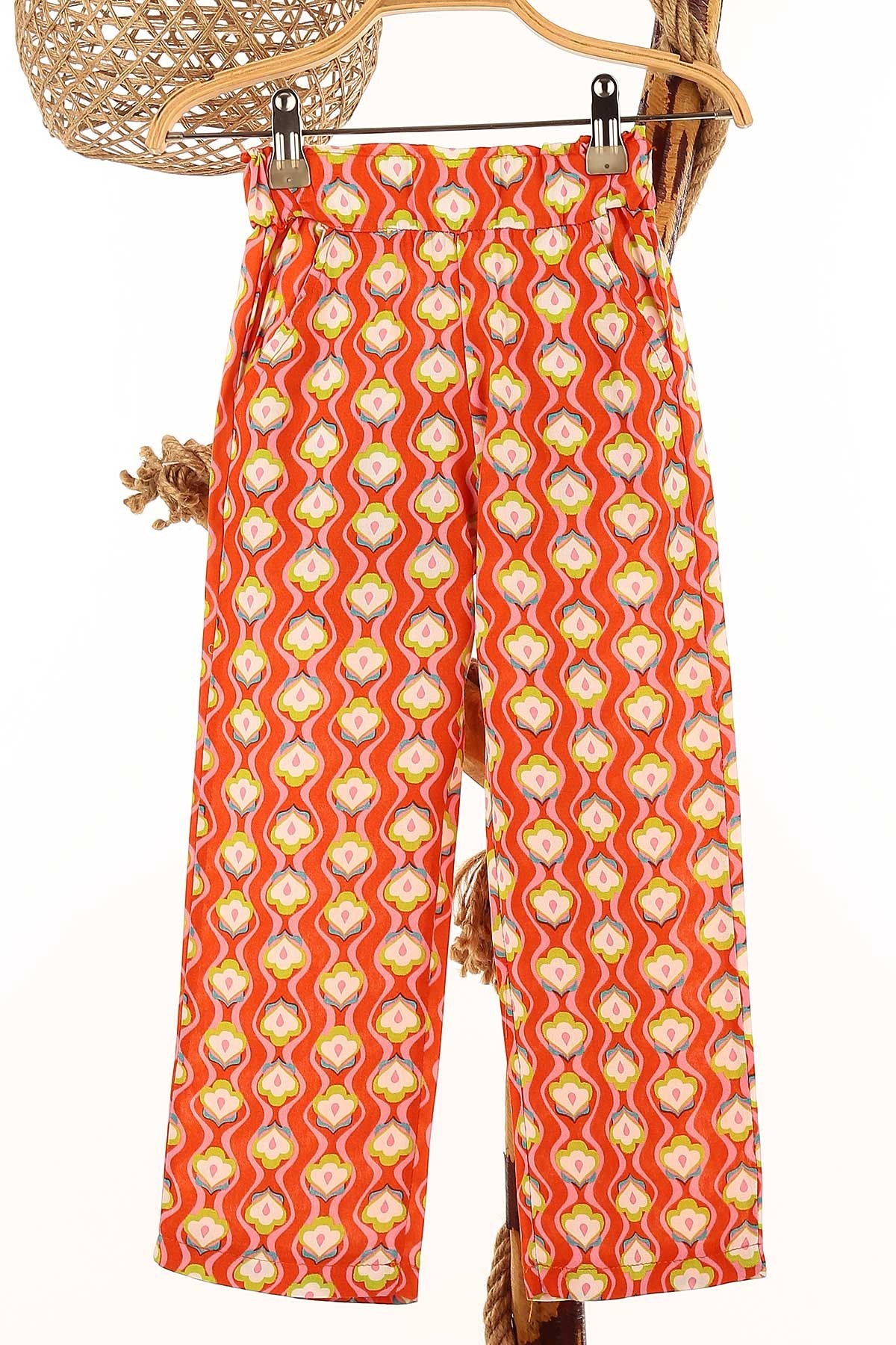 KIZ ÇOCUK YAZLIK 2-3-4-5-6 YAŞ TİRİL TİRİL  VİSKON ALTLI  CROP MODEL T-SHIRTLÜ KIZ ÇOCUK TAKIMI R1678