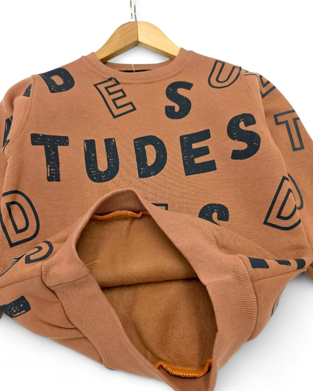 Erkek Çocuk Baskılı 3 İp Şardonlu Kışlık 6-7-8-9-10 Yaş Eşofmn Takımı / Sweatshirt ve Eşofman Altı R2279