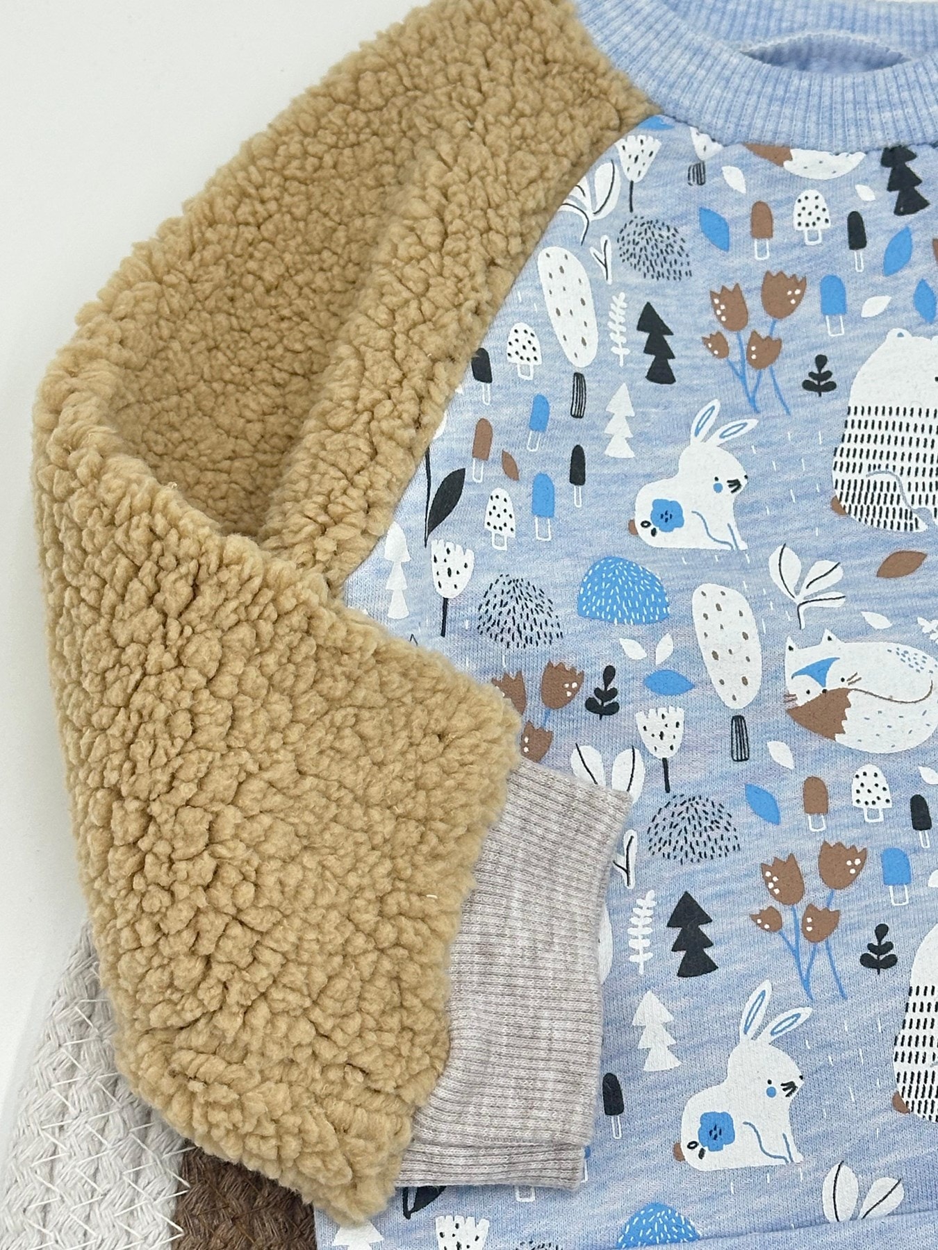 Erkek Bebek Şardonlu Welsoft Kol Detaylı Kışlık 2'li Baskılı Takım 0-3-6-9 Ay R1213