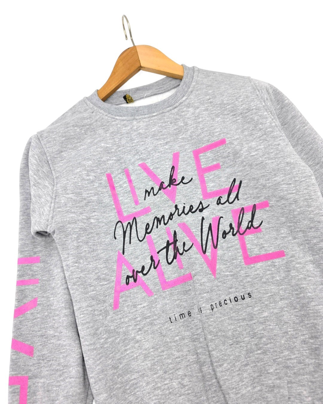Erkek Çocuk 10-11-12-13-14 Yaş Kışlık 3 İp Şardonlu Baskılı Eşofman Takımı / Sweatshirt ve Alt R2280