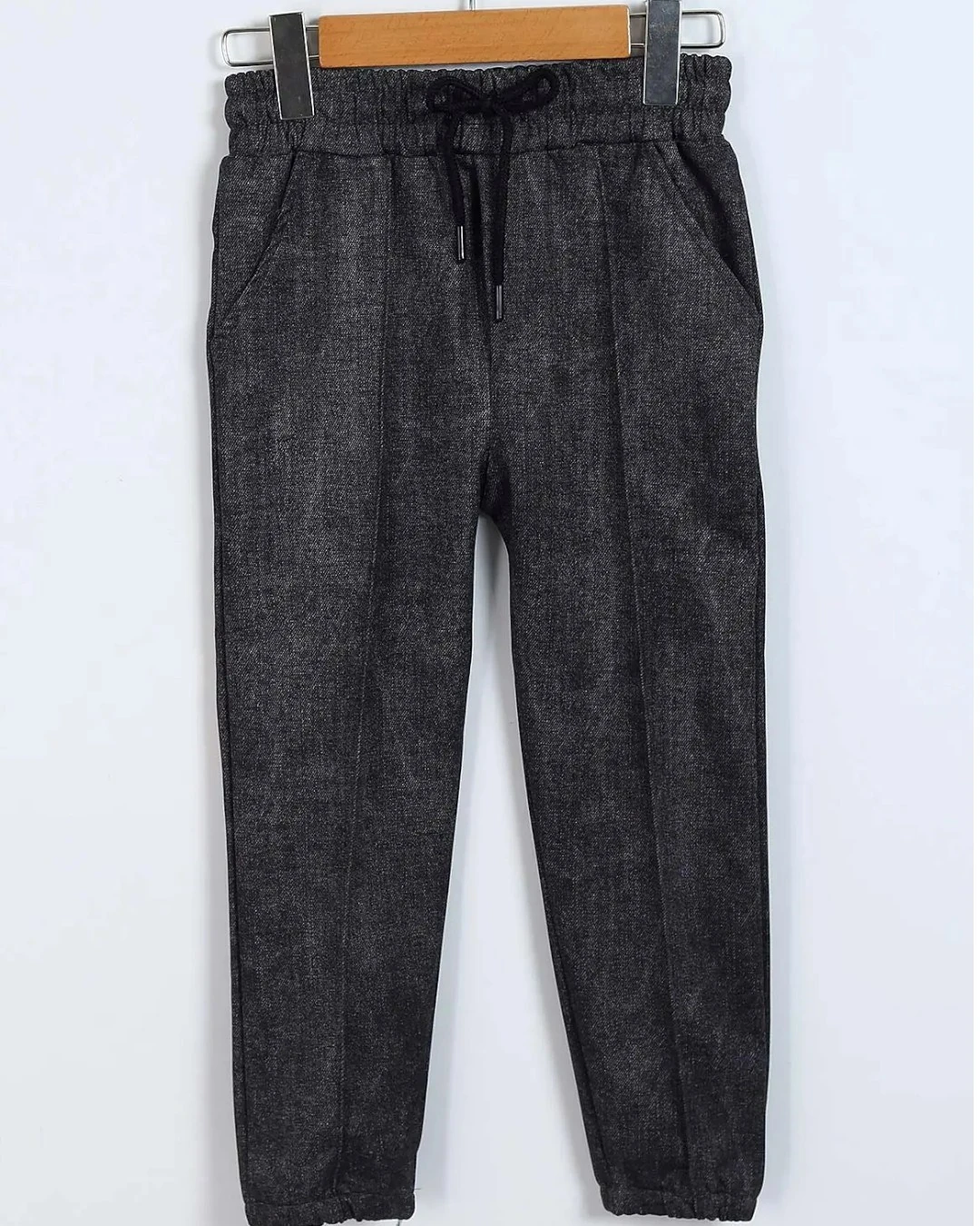 Erkek Çocuk Mevsimlik Gömlek Yakalı Sweatshirt ve Pantalonlu Alt Üst Şık Takım 4-11 Yaş R2262