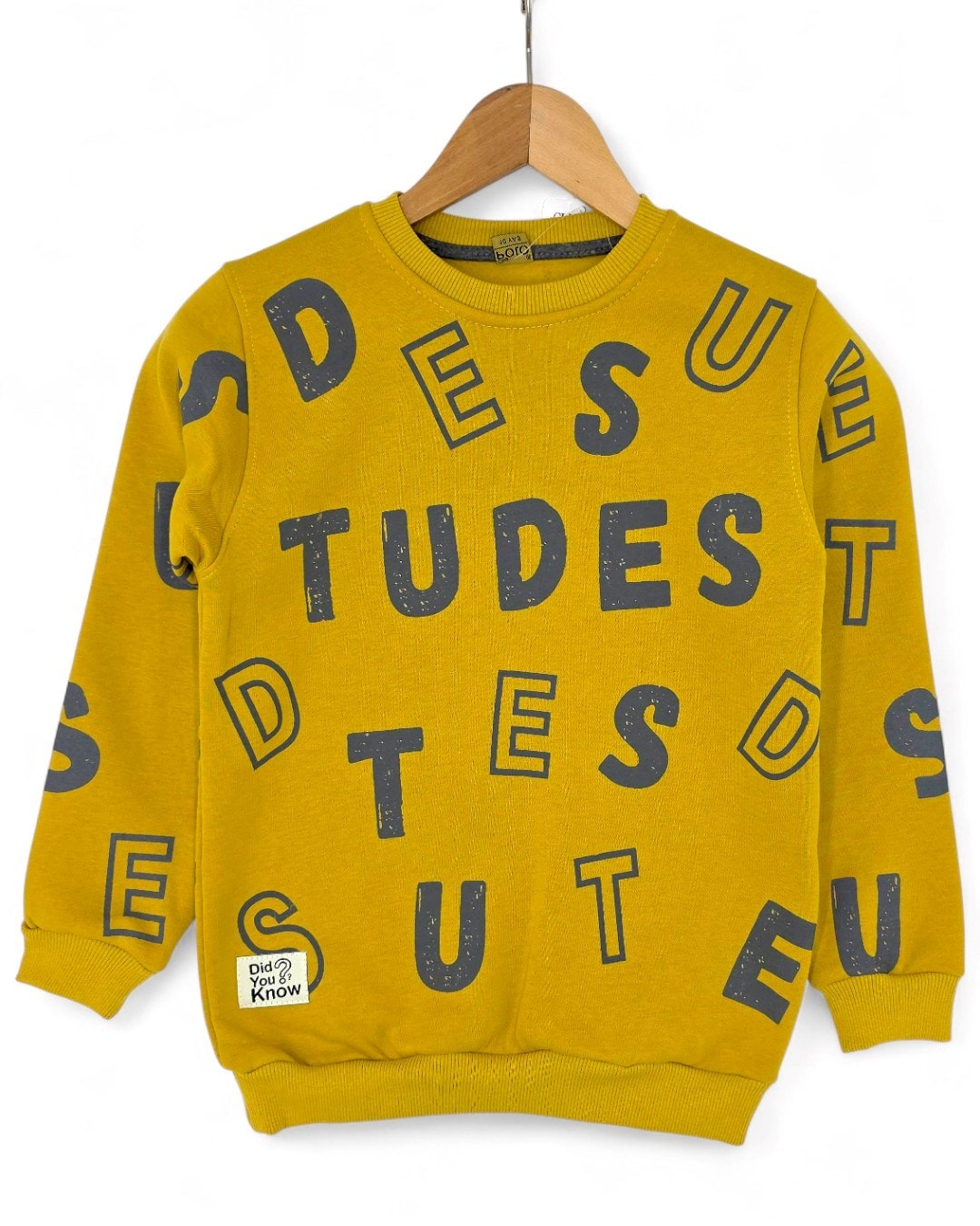 Erkek Çocuk Baskılı 3 İp Şardonlu Kışlık 6-7-8-9-10 Yaş Eşofmn Takımı / Sweatshirt ve Eşofman Altı R2279