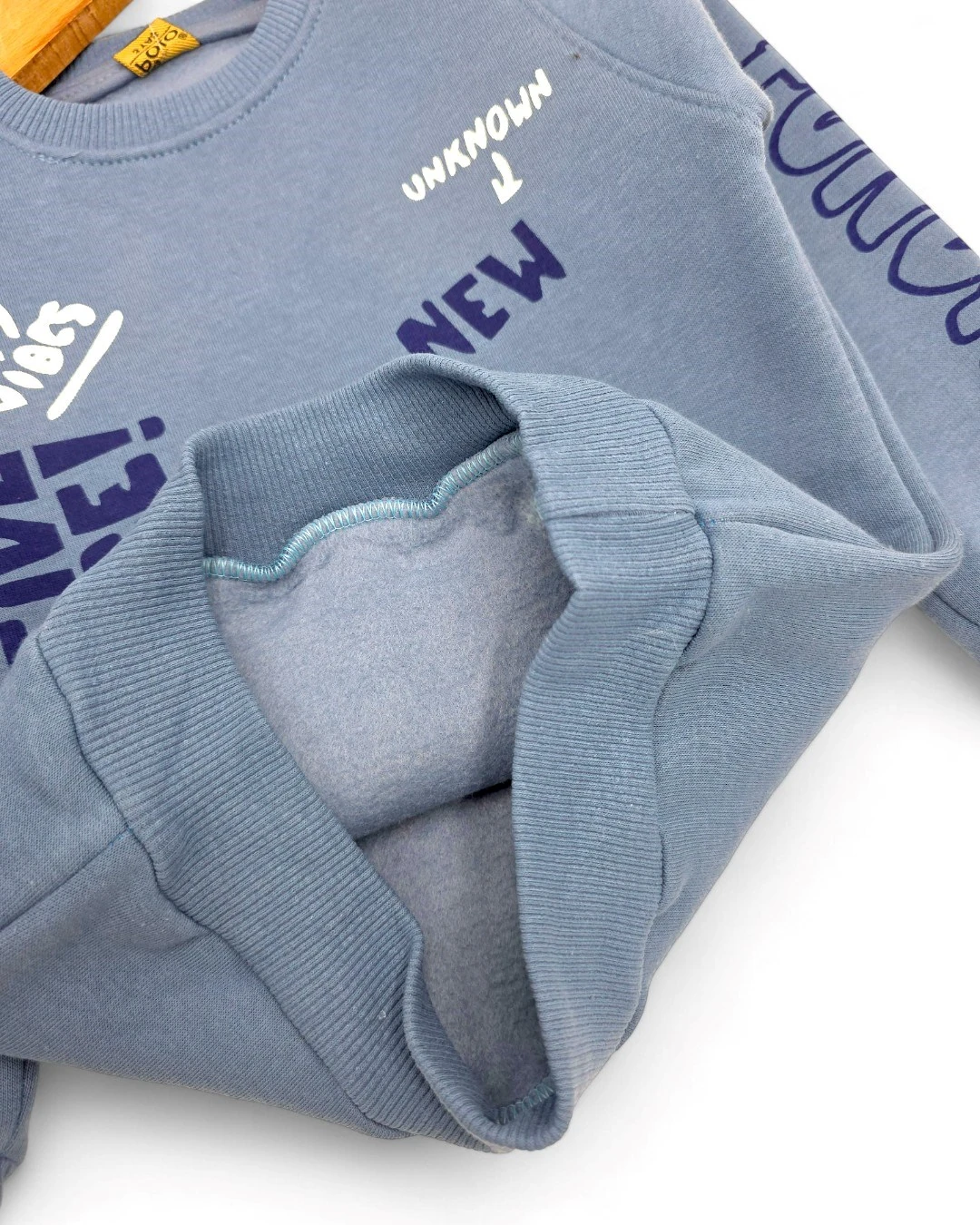 Erkek Çocuk Kışlık 3 İp Şardonlu Cep Detalı 2-10 Yaş Eşofman Takımı R2278