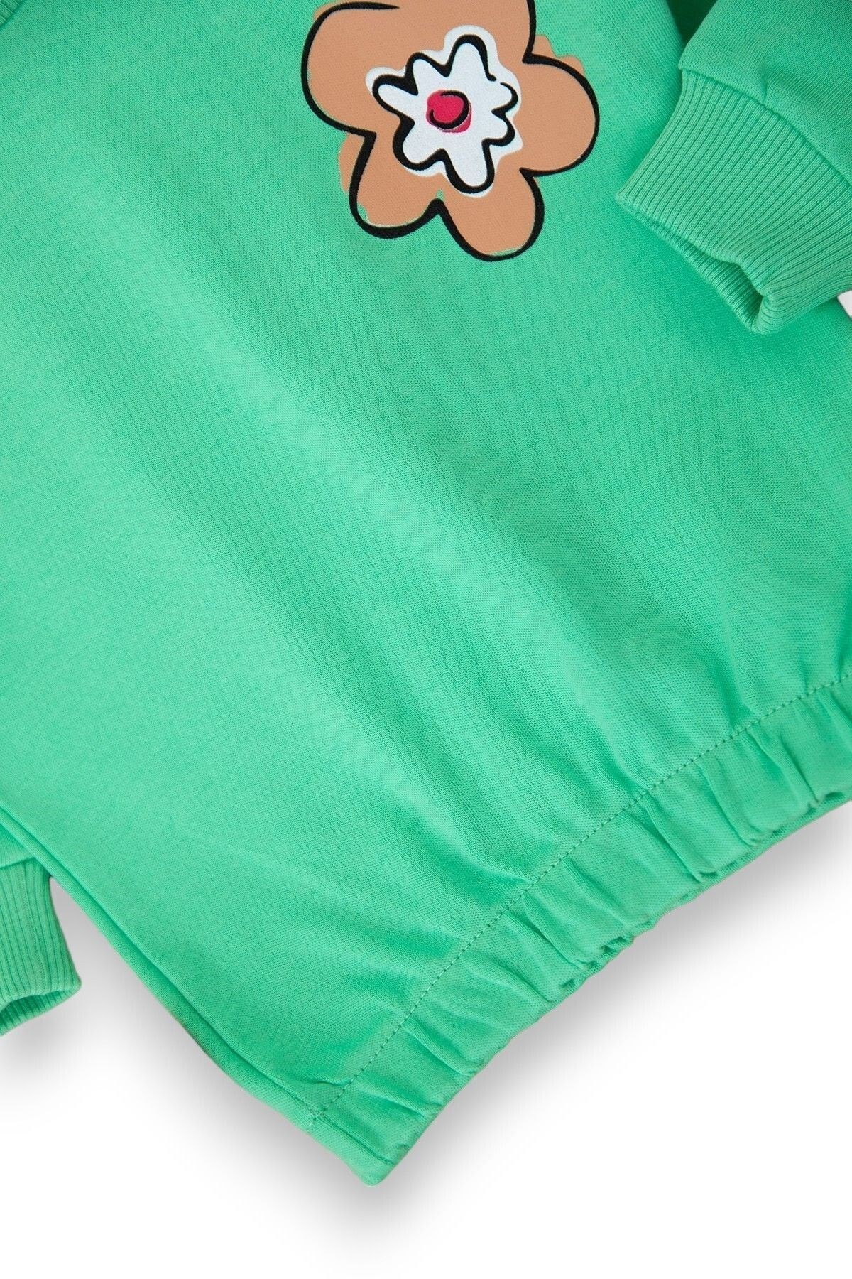 MEVSİMLİK KIZ BEBEK TAKIMI 6-24 AY , ÇİÇEK BASKILI, FİTİLLİ TAYTLI, BİSİKLET YAKALI, UZUN KOLLU CİCİ R1011