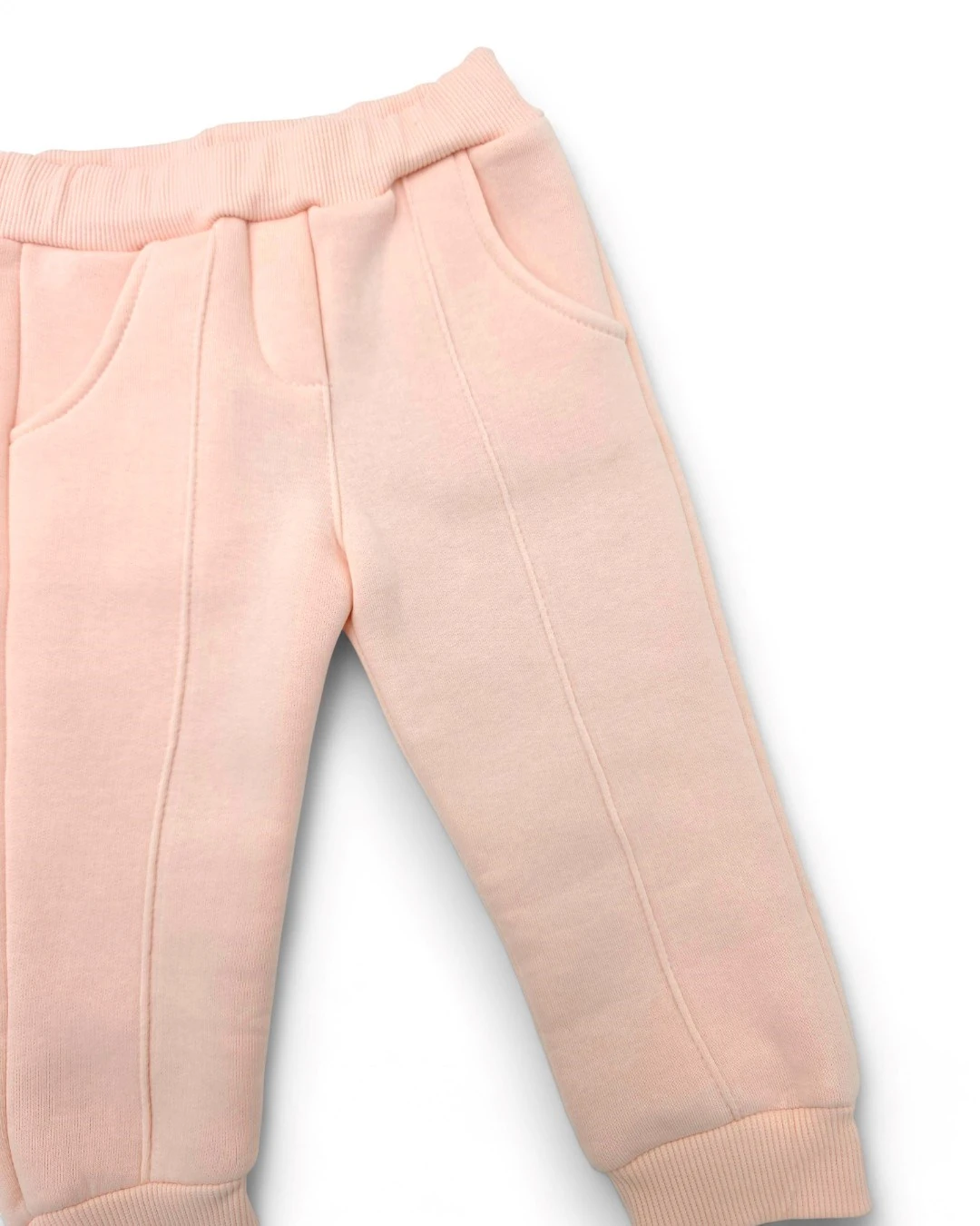 Kız Bebek Kışlık 3 İp Şardonlu Kalın Yelekli 6-9-12-18 Aylık 3 Parça Alt Üst Takım R2315