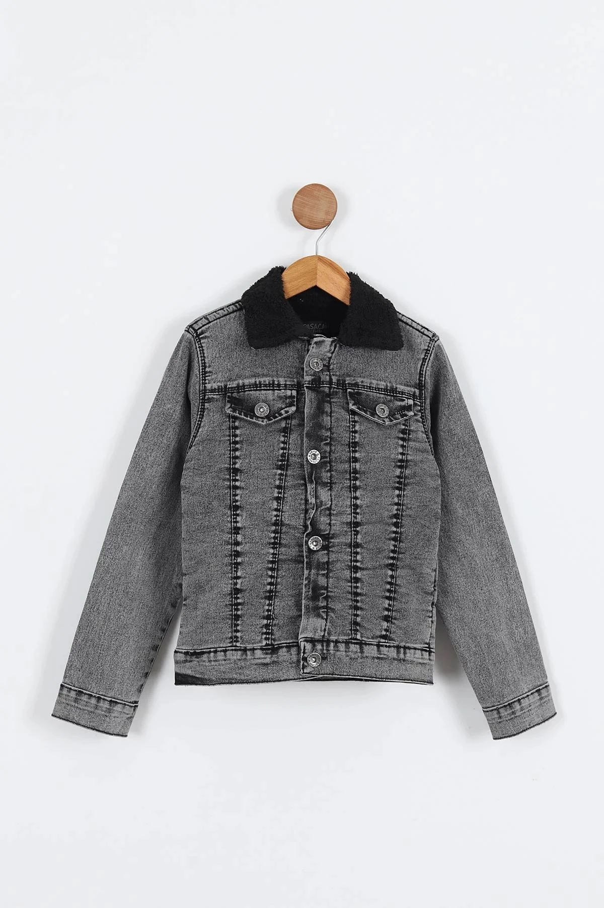 Erkek Çocuk İçi Welsoftlu Kışlık Kot Ceket / 2-17 Yaş Arası Beden Seçenekleri R2250