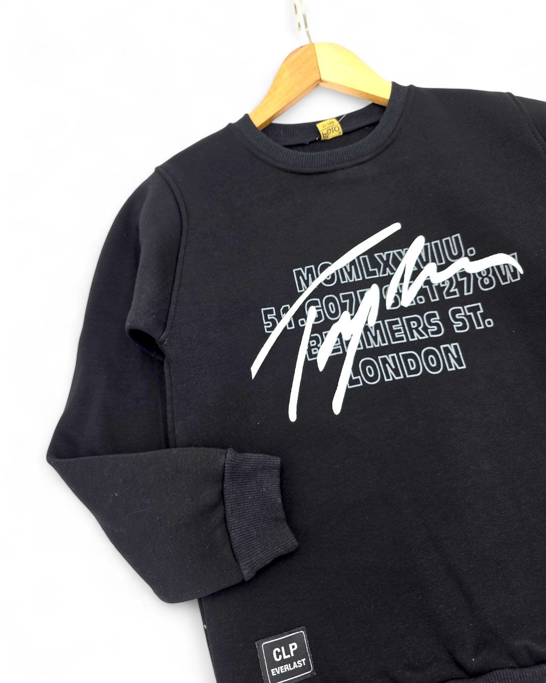 Erkek Çocuk Kışlık 3 İp Şardonlu 10-11-12-13-14 Yaş Eşofman Takımı / Sweatshirt ve Eşofman Altı OT104