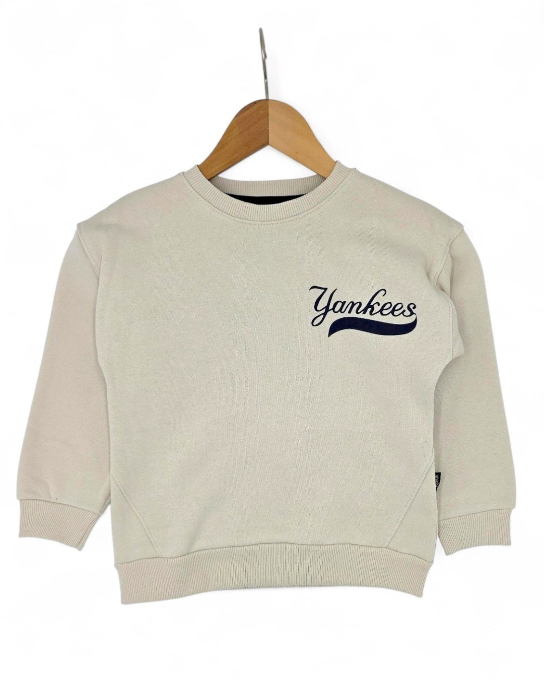 Yankees Baskılı Kışlık Erkek Çocuk Eşofman Takımı | 5-9 Yaş 3 İplik Şardonlu Sweatshirt & Alt R2217