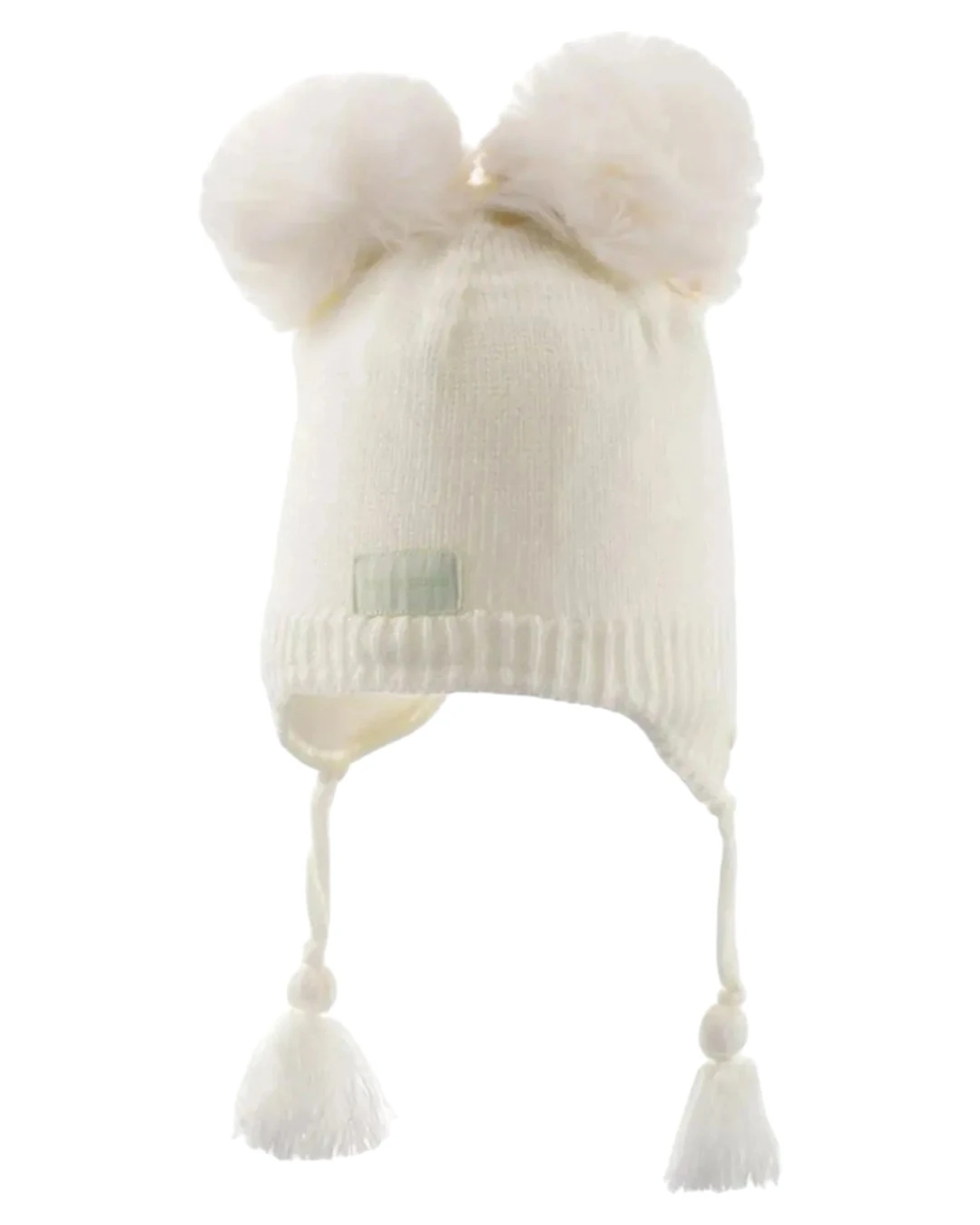 Kız Çocuk 1-4 Yaş İçi Polarlı Triko Bebek Beresi  BR30