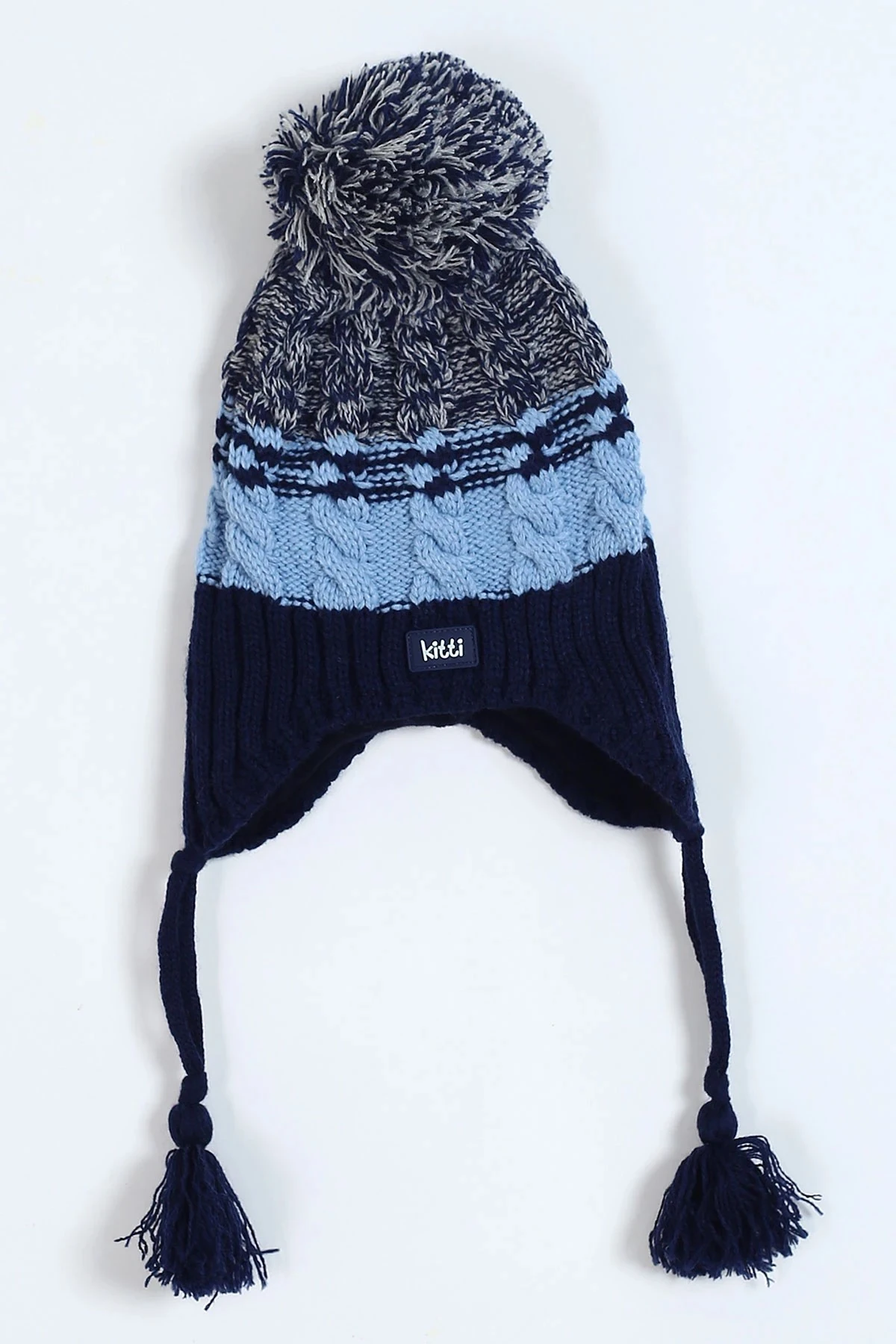 Erkek Çocuk 1-4 Yaş İçi Polarlı Triko Bebek Beresi  BR24 - LACİVERT