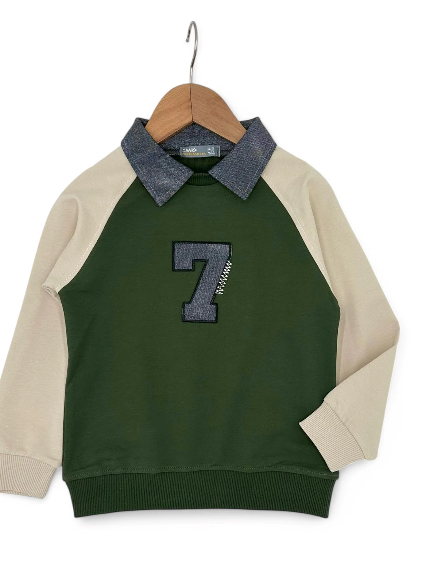 ERKEK ÇOCUK DAR KALIP  7 NAKIŞLI GÖMLEK YAKALI ÇİMALI PANTALONLU ŞIK TAKIM R1668