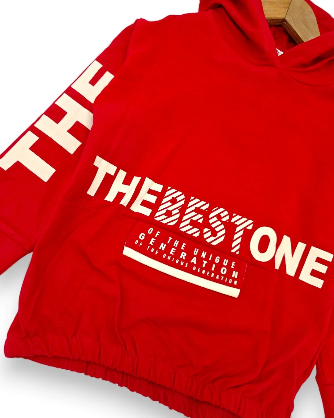 Kız Çocuk Mevsimlik Baskılı Kapüşonlu 6-7-8-9-10 Yaş Compact Eşofman Takımı, Alt Üst Takım R2406