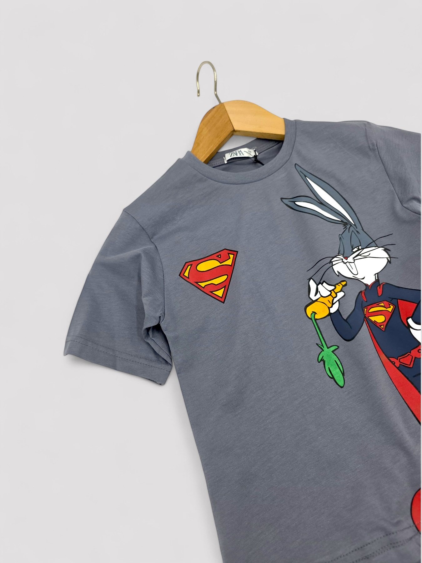 ERKEK ÇOCUK BUGS BUNNY BASKKILI ŞORTLU OVERSİZE YAZLIK ALT ÜST TAKIM OT87