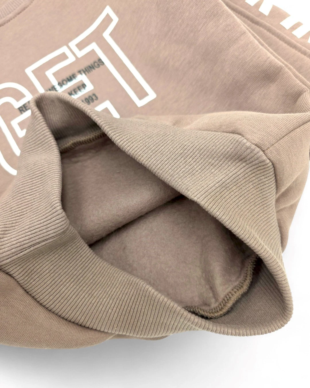 Erkek Çocuk Kışlık 3 İp Şardonlu Get Baskılı Bisiklet Yakalı Eşofman Takımı, Sweatshirt Ve Pantalon  R2273