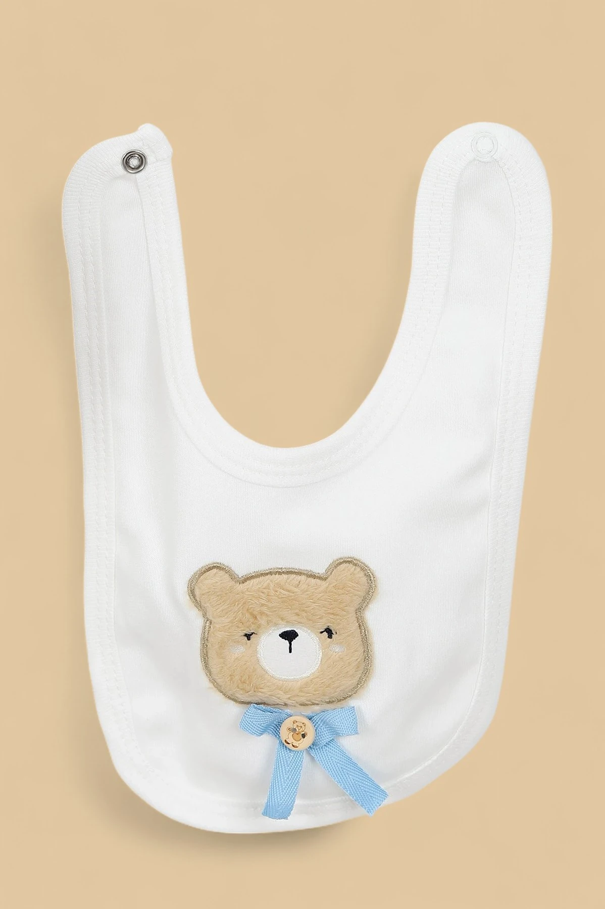 Erkek Bebek Ayı Nakışlı 11 Parça Hastane Çıkışı Zıbın Seti R920