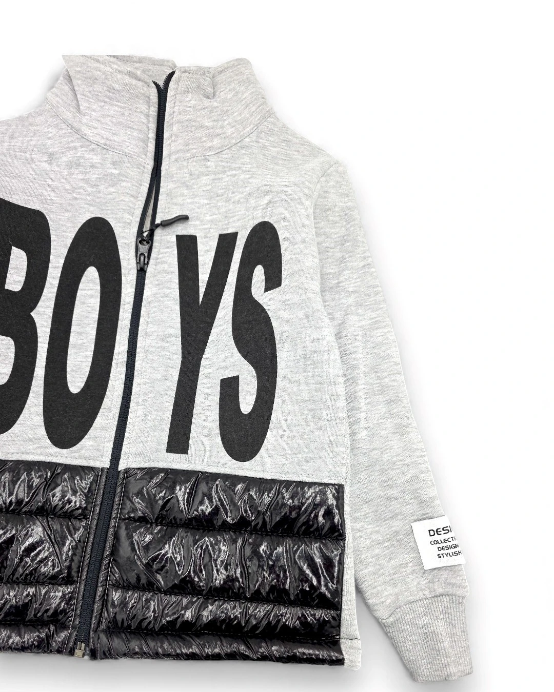 Erkek Çocuk Kışlık 3 İp Şardonlu Fermuarlı Ceketli 2'li Alt Üst Eşofman Takımı  6-13 Yaş R2411 