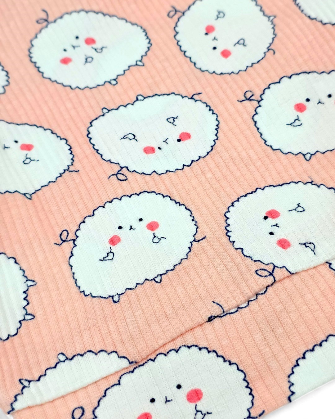 Kız Bebek Ayıcık Baskılı İnce Mevsimlik Gecelik Pijama Takımı, Esnek İnce Kumaş R2037